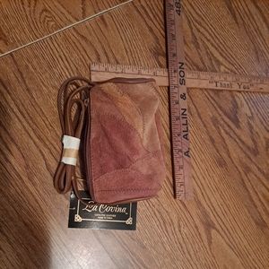 NWT Brown Suede Small Purse
